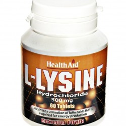 health aid L-LYSINE 500mg 60tabs