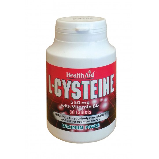 health aid L-CYSTEINE + VitB6 30tabs