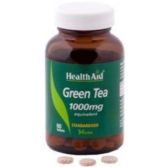 Health Aid Green Tea 1000mg 60tabs