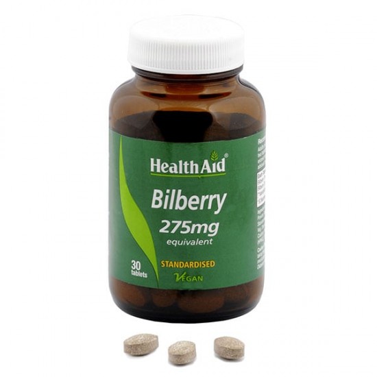 Health Aid BILBERRY 275mg 30tabs