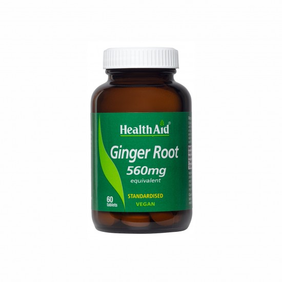 Health Aid Ginger Root 560mg 60 Ταμπλέτες