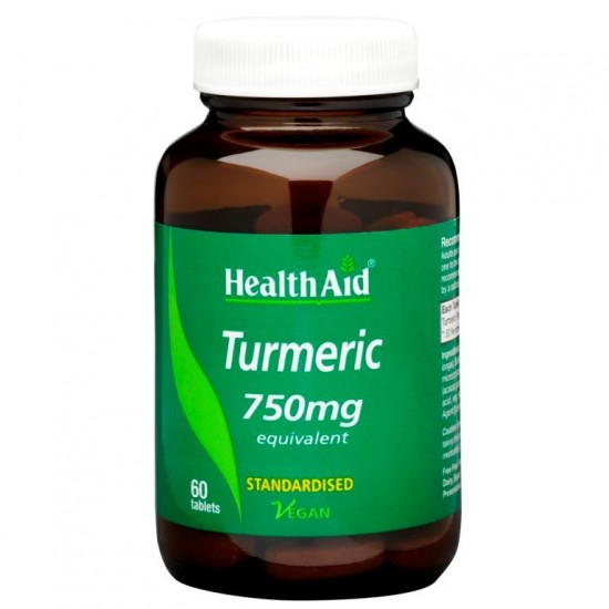 Health Aid TURMERIC 750mg 60 tabs