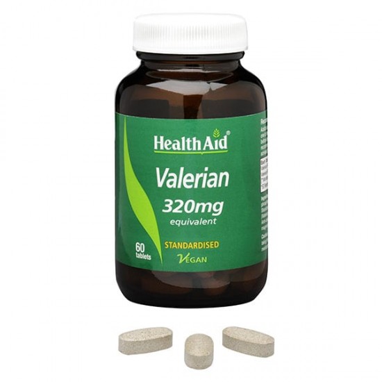 Health Aid Valerian 320mg 60tabs | Heart Pharmacy