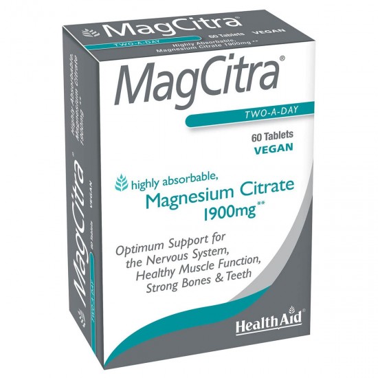 health-aid MAG CITRA-Magnes.Citrate60tabs