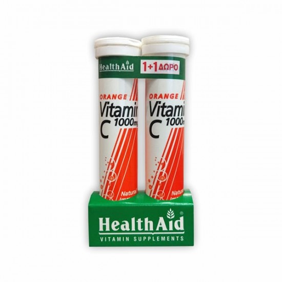 HEALTH AID VIT-C 1GR ΑΝΑΒΡΑΖΟΝ ΠOΡΤOΚΑΛΙ20S+C1000MG