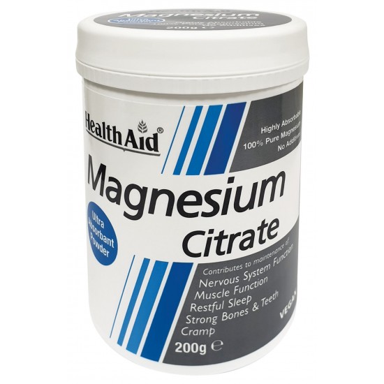 health-aid MAGNESIUM Citrate POWDER 200gr