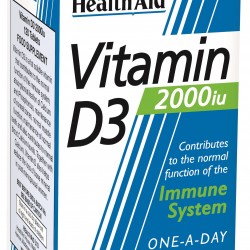 Health Aid VITAMIN D3 2000iu 120tabs