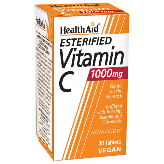 Health Aid ESTERIFIED VITAMIN C 1gr 30tabs 