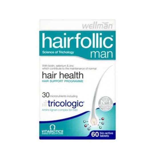 VITABIOTICS HAIR FOLLIC MAN 60 TABS