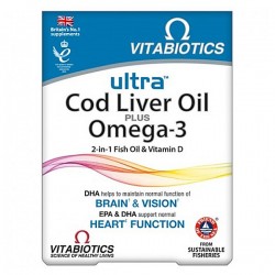 VITABIOTICS ULTRA COD LIVER OIL 60CAPS