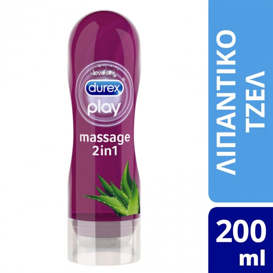 DUREX PLAY 2 IN 1 MASSAGE ALOE GEL 200ML