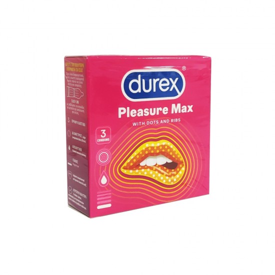 DUREX PLEASURE MAX 3τεμ.