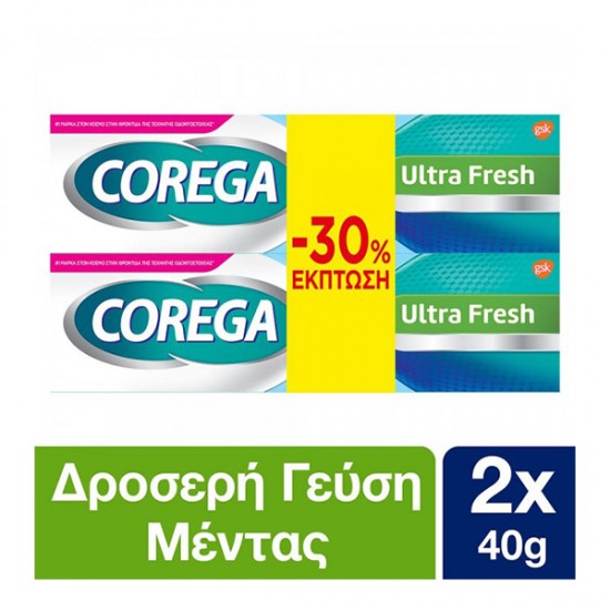 COREGA ULTRA CREME FRESH MENTA 40G (+1TEM -30%)