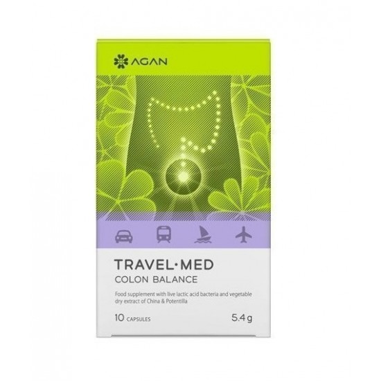 AGAN TRAVEL MED COLON BALANCE 10 VEGICAPS