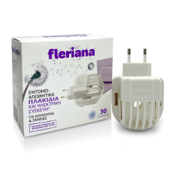 Power Health Fleriana Εντομοαπωθητικά Πλακίδια & Ηλεκτρική Συσκευή Για Κουνούπια & Σκνίπες 30 πλακίδια