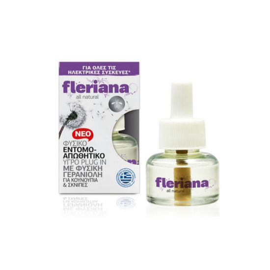 Power Health Fleriana Plugin 100% Φυσικό Εντομοαπωθητικό Υγρό Plugin 30ml