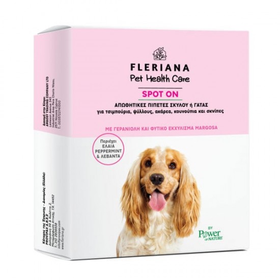 POWER HEALTH FLERIANA PET HEALTH CARE SPOT-ON, 3X5ML