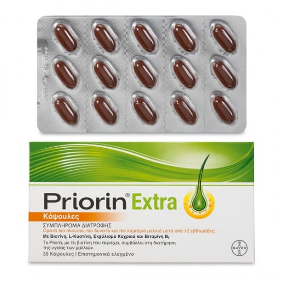 PRIORIN EXTRA 30 ΚΑΨΟΥΛΕΣ NEW