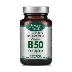 POWER HEALTH CLASSICS PLATINUM - VIT B50 COM 30S CAPS