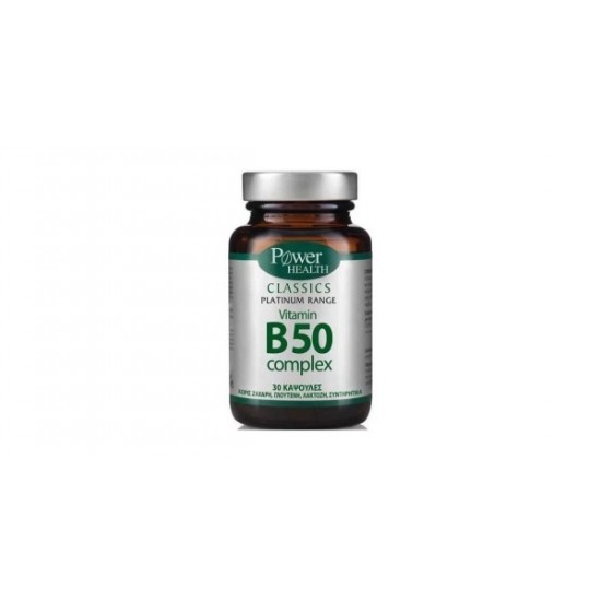 POWER HEALTH CLASSICS PLATINUM - VIT B50 COM 30S CAPS