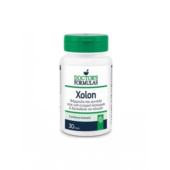 Doctor's Formulas Xolon 750mg Δραστική Φυτική Φόρμουλα για την καταπολέμηση της Δυσκοιλιότητας, 30 tabs