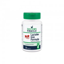 Doctor's Formulas Lactofer Iron Formula Συμπλήρωμα Διατροφής με Σίδηρο Λακτοφερίνη Χαλκό & Βιταμίνες 30 tabs