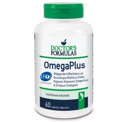 Doctor's Formulas Omega Plus Φόρμουλα Ιχθυέλαιων με Εκχύλισμα Φύλλων Ελιάς Καρπού Κόκκινου Σταφυλιού & Σπόρων Σησαμιού 60 caps