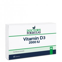 Doctor's Formulas Vitamin D3 2000IU Συμπλήρωμα Διατροφής Με Βιταμίνη D3 60caps