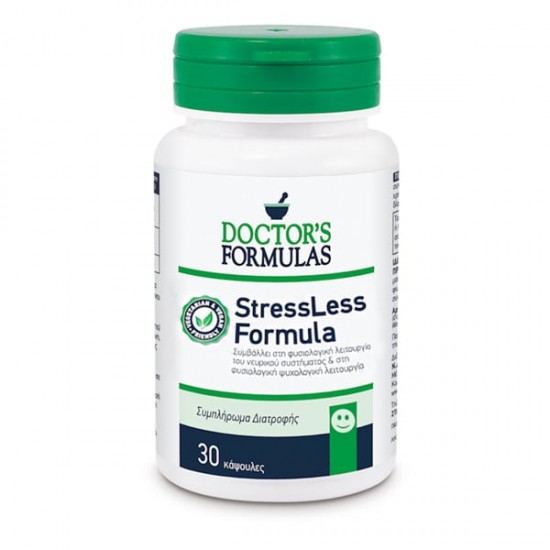 Doctor's Formula StressLess Formula Φόρμουλα για τη Φυσιολογική Ψυχολογική Λειτουργία 30caps