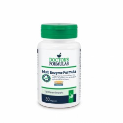 Doctor's Formulas Multi Enzyme Formula Διευκολύνει την Πέψη & Συμβάλλει στη Λειτουργία των Πεπτικών Ενζύμων 30 caps