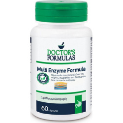 Doctor's Formulas Multi Enzyme Formula για την Καλύτερη Λειτουργία της Πέψης & των Πεπτικών Ενζύμων 60 caps