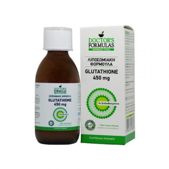 Doctor's Formulas Glutathione 450mg Λιποσωμιακή Φόρμουλα με Γλουταθειόνη 150ml