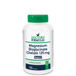 Doctor's Formulas Magnesium Bisglycinate Chelate 125mg Συμπλήρωμα Διατροφής 90caps