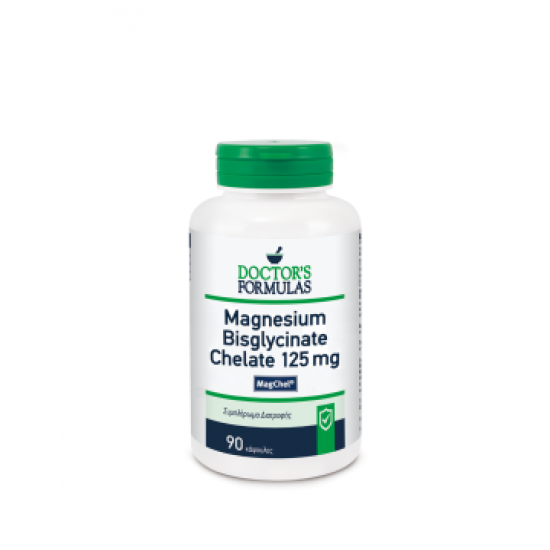 Doctor's Formulas Magnesium Bisglycinate Chelate 125mg Συμπλήρωμα Διατροφής 90caps