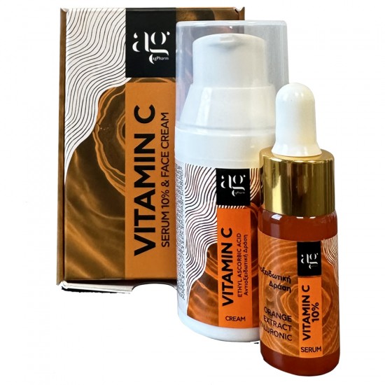 AG PHARM ΣΕΤ SERUM+KΡΕΜΑ VITAMIN C