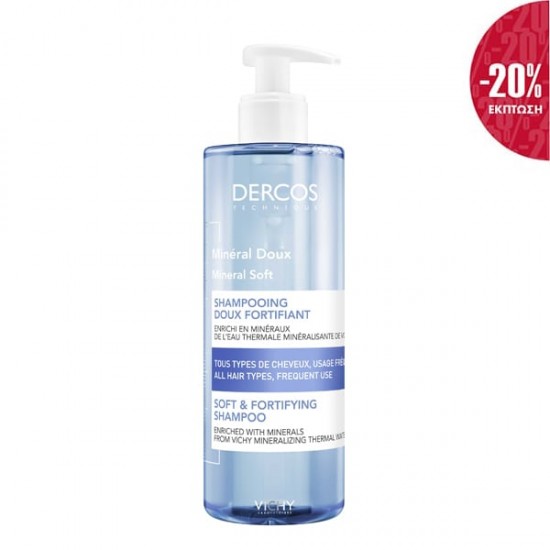 VICHY MINERAL SHAMPOO 400ML -20% STICKER