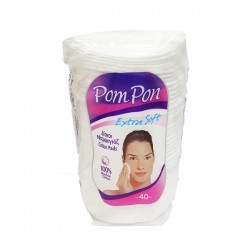 POMPON COTTON PADS EXTRA SOFT 40TEM