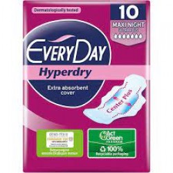 EVERYDAY HYPERDRY ULTRA PLUS MAXI NIGHT 10TEM