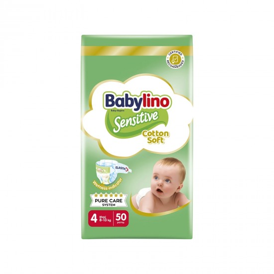 BABYLINO ΠΑΝΕΣ SENSITIVE ECONOMY No4 8-13KG / 50T