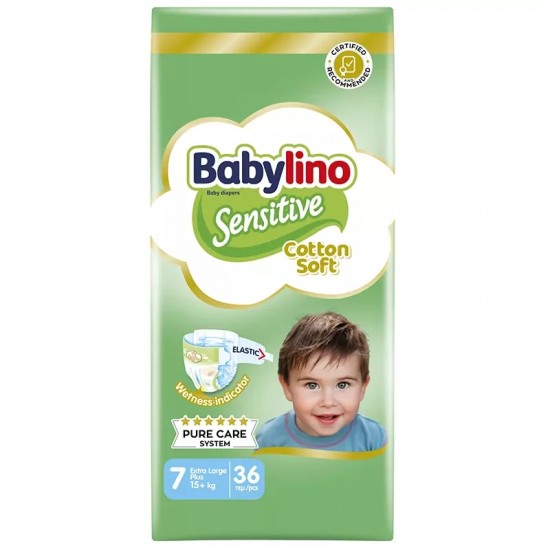 BABYLINO SENSITIVE No7 17+/38 EXTRA LARGE PLUS