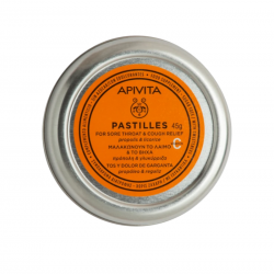 APIVITA PASTILLES TINS PROPOLIS & LICORICE 45GR