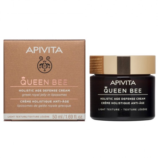 APIVITA QUEEN BEE ΚΡΕΜΑ ΗΜΕΡΑΣ ΟΛΙΣΤΙΚΗΣ ΑΝΤΙΓΗΡΑΝΤΙΚΗ ΕΛΑΦΡΙΑΣ ΥΦΗΣ 50ML