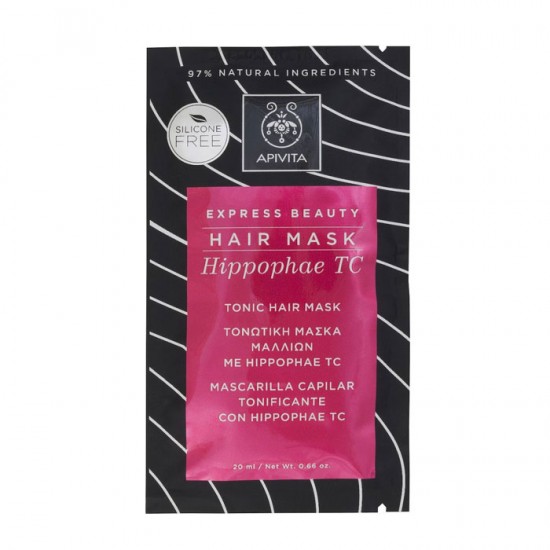 APIVITA EXP BEAUTY-ΤΟΝΩΤΙΚΗ ΜΑΣΚΑ ΜΑΛΛΙΩΝ ΜΕ HIPPOPHAE TC 20ML