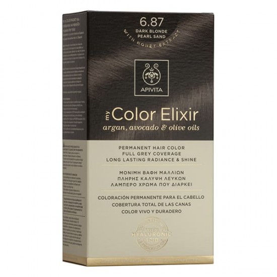 APIVITA MY COLOR ELIXIR N6,87 ΞΑΝΘΟ ΣΚΟΥΡΟ ΠΕΡΛΕ 50&75ML