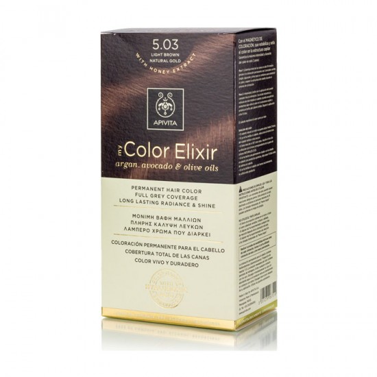 APIVITA MY COLOR ELIXIR N5,03 ΚΑΣΤΑΝΟ ΑΝΟΙΧΤΟ ΦΥΣΙΚΟ ΜΕΛΙ