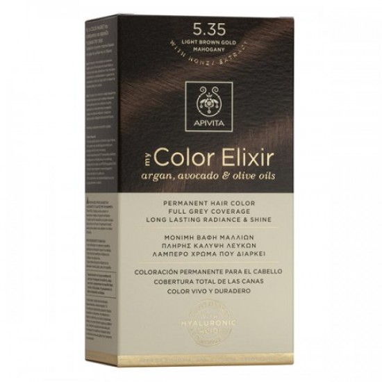 APIVITA MY COLOR ELIXIR N5,35 ΚΑΣΤΑΝΟ ΑΝΟΙΧΤΟ ΜΕΛΙ ΜΑΟΝΙ