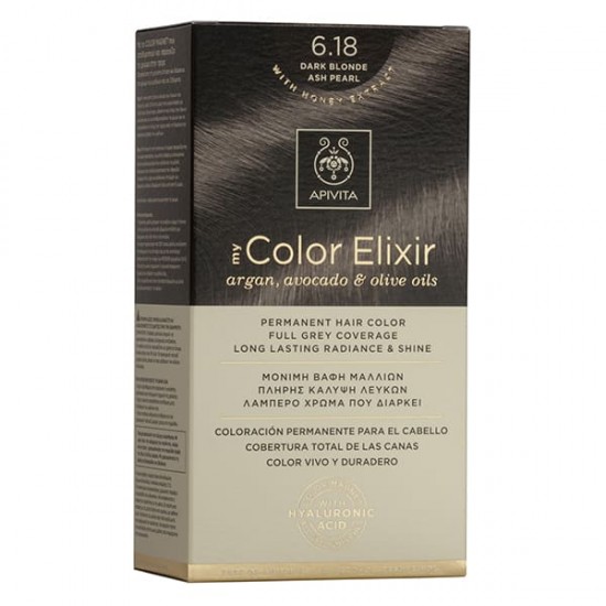 APIVITA MY COLOR ELIXIR N6,18 ΞΑΝΘΟ ΣΚΟΥΡΟ ΣΑΝΤΡΕ 50&75ML