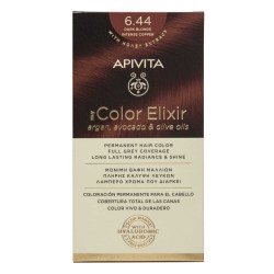 Apivita My Color Elixir Μόνιμη Βαφή Μαλλιών No 6.44 Ξανθό Σκούρο Έντονο Χάλκινο 50ml+75ml