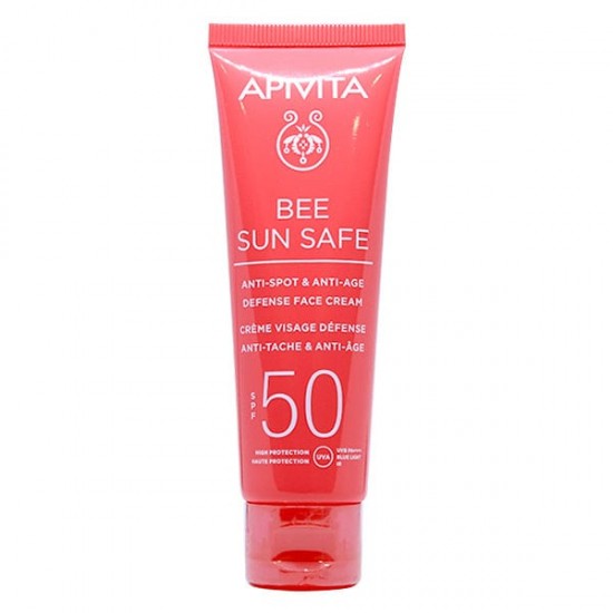 Apivita Bee Sun Safe Κρεμα Προσώπου Κατά των Πανάδων & των Ρυτίδων SPF50 50ml