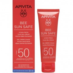 Promo Bee Sun Safe - Ενυδατική Κρέμα-Gel Προσώπου SPF50 50ml